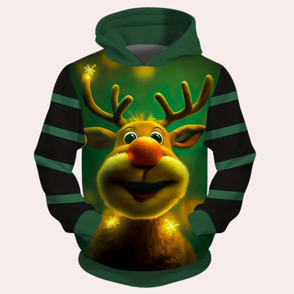 Stilla | Stilfuld Jule Hoodie til Mænd