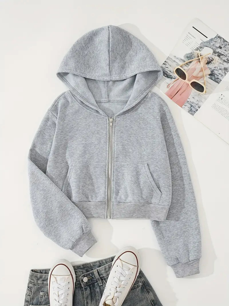 Stilla | Sweatshirt med hætte Komfort & Hygge med lynlås