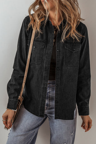 Stilla | Jeansjakke i vinplukningslook