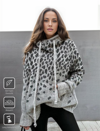 Stilla | Leoparden-Print Pullover für einen wilden Look