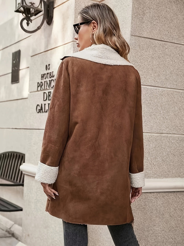 Stilla | Isoleret Jakke Med Sherpa Foder