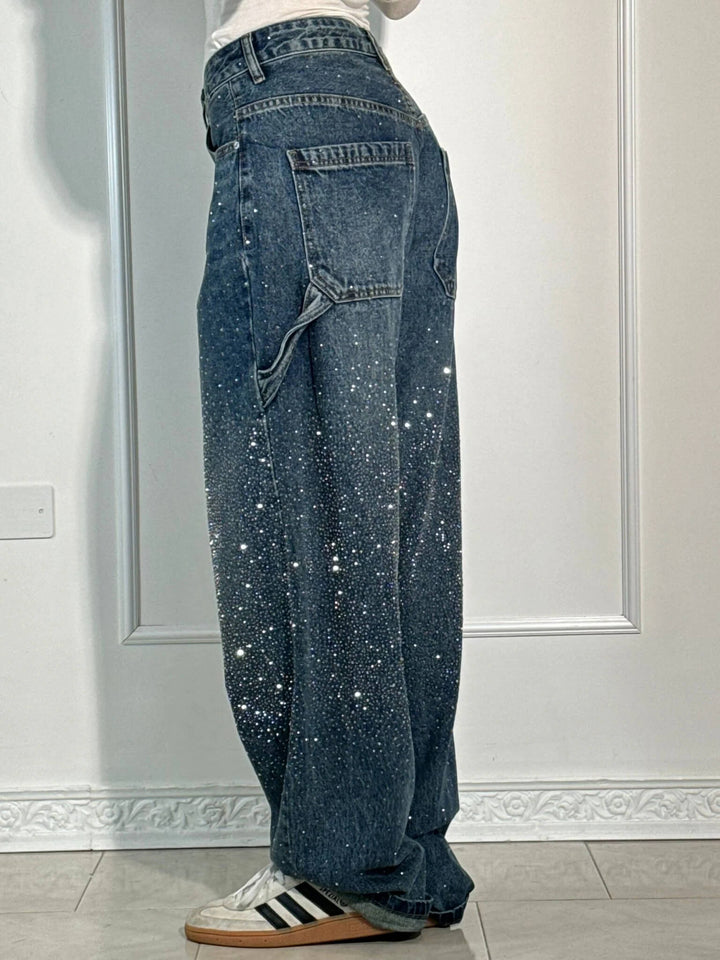 Stilla | Løst Skårne Jeans Med Knaplukning Og Lommer