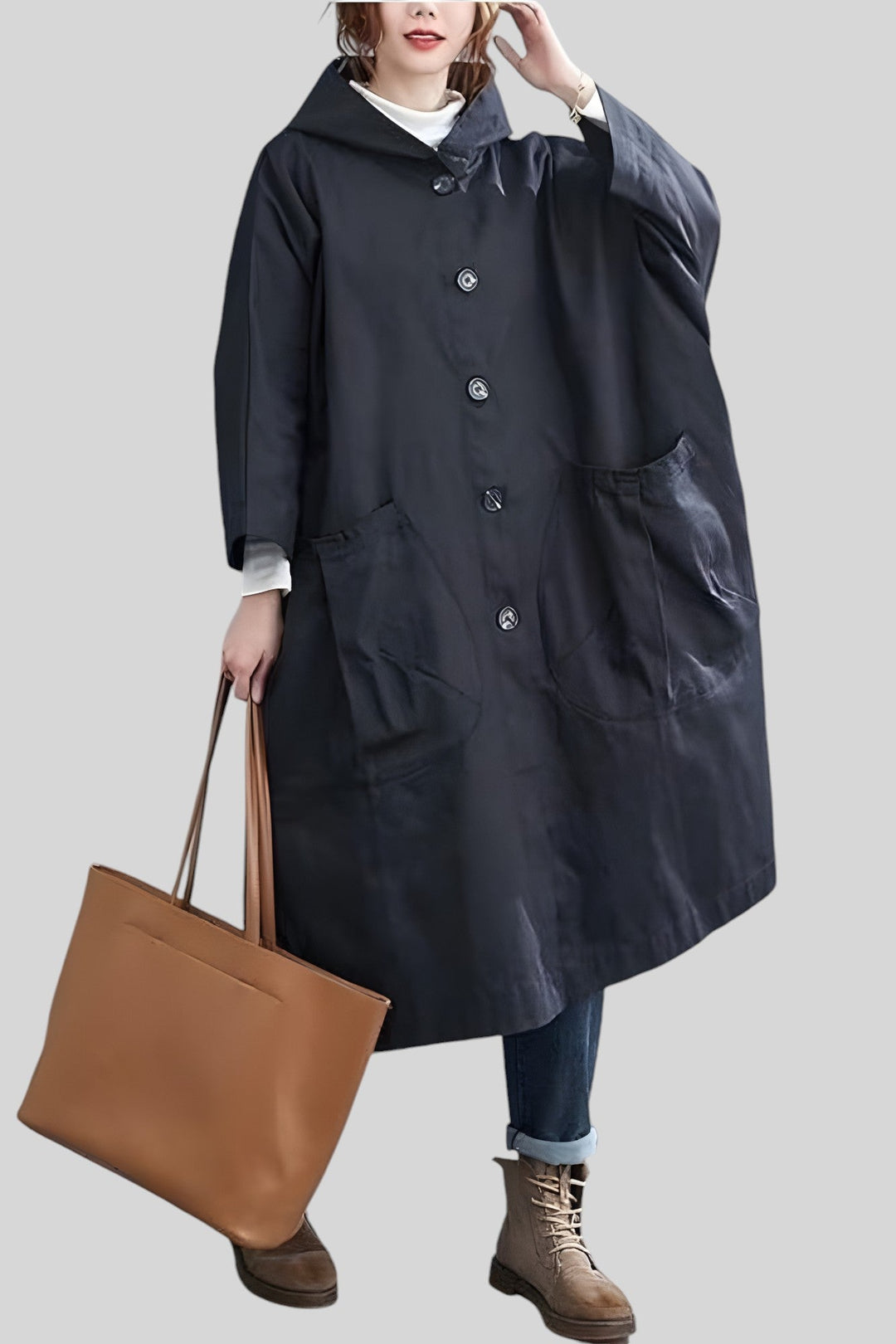 Stilla | Oversized Vandtæt Vindjakke