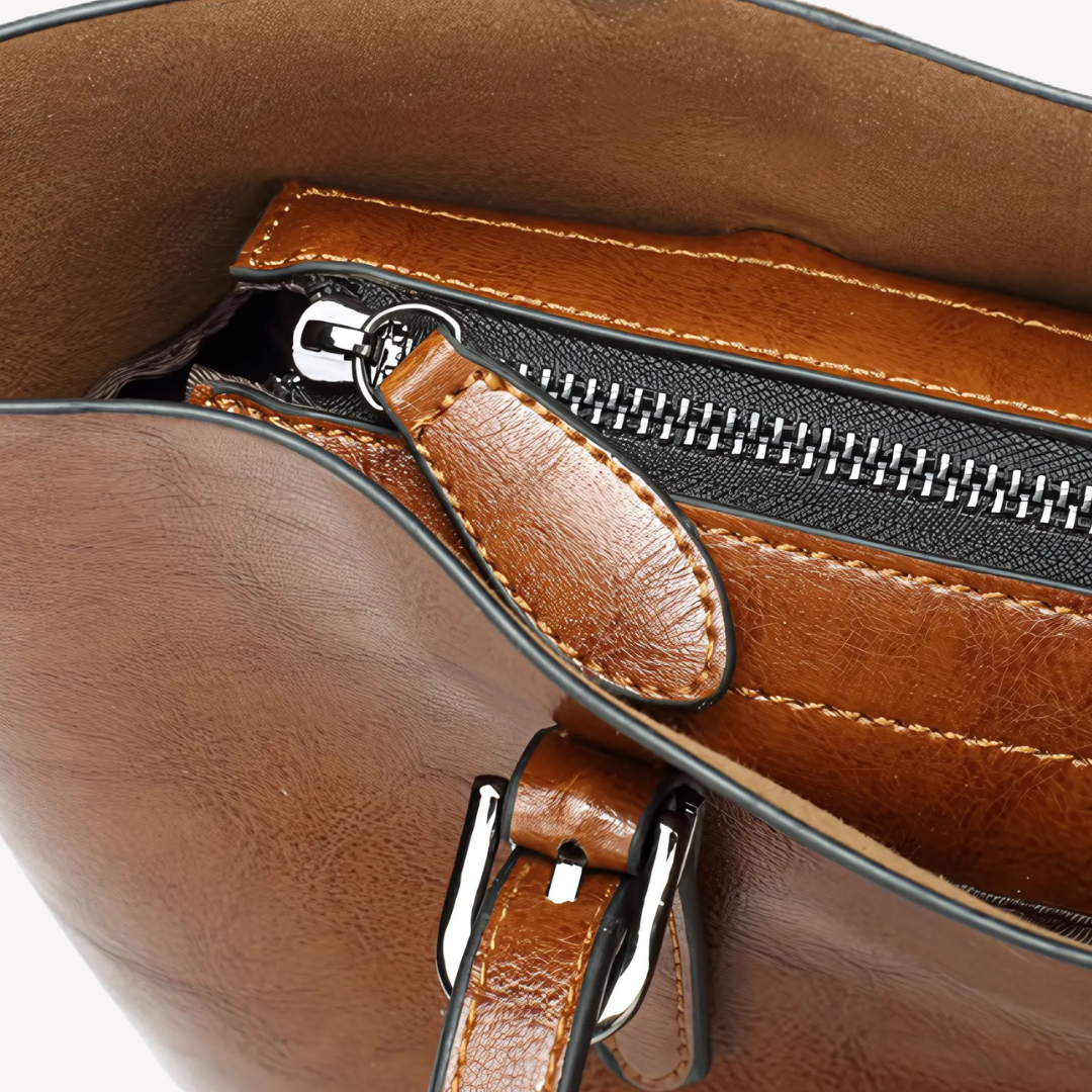 Stilla | Kvinders Læder Tote Bag Elegant Håndtaske