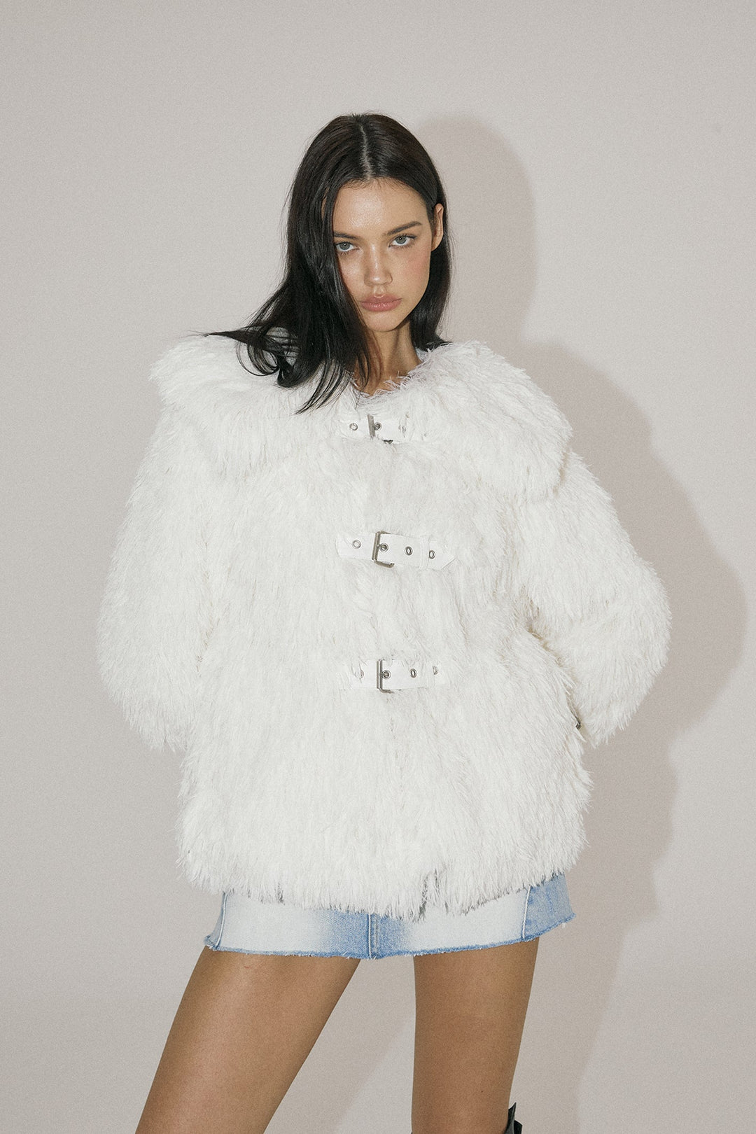 Stilla | Fluffy Plys Jakke