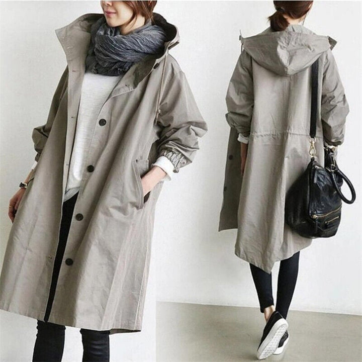 Stilla | Trenchcoat med hætte til kvinder