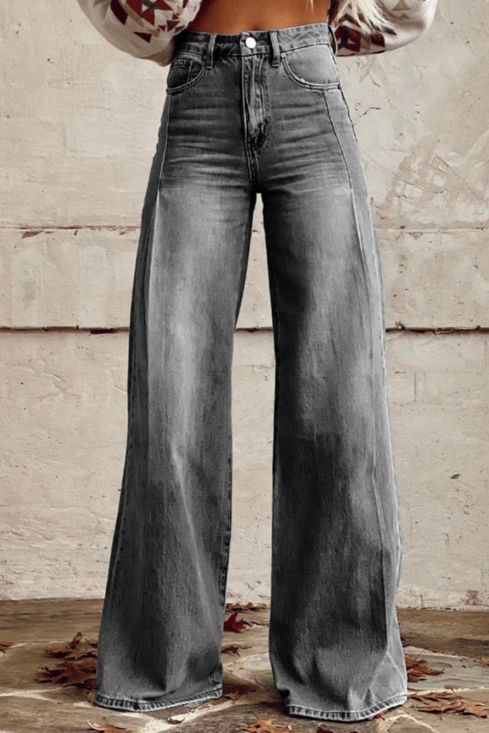 Stilla | Designerjeans Bred Skåret
