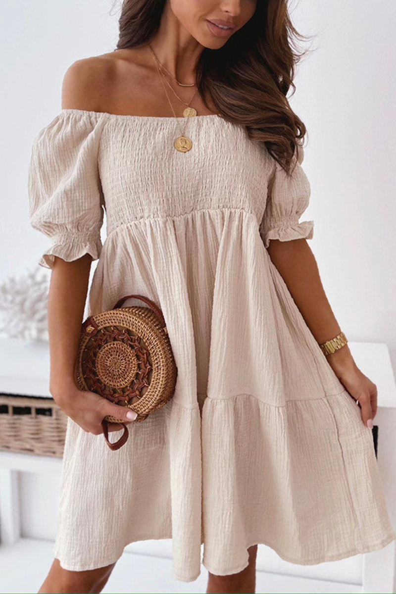 Stilla | Nyd Dage Off Shoulder Mini Kjoler