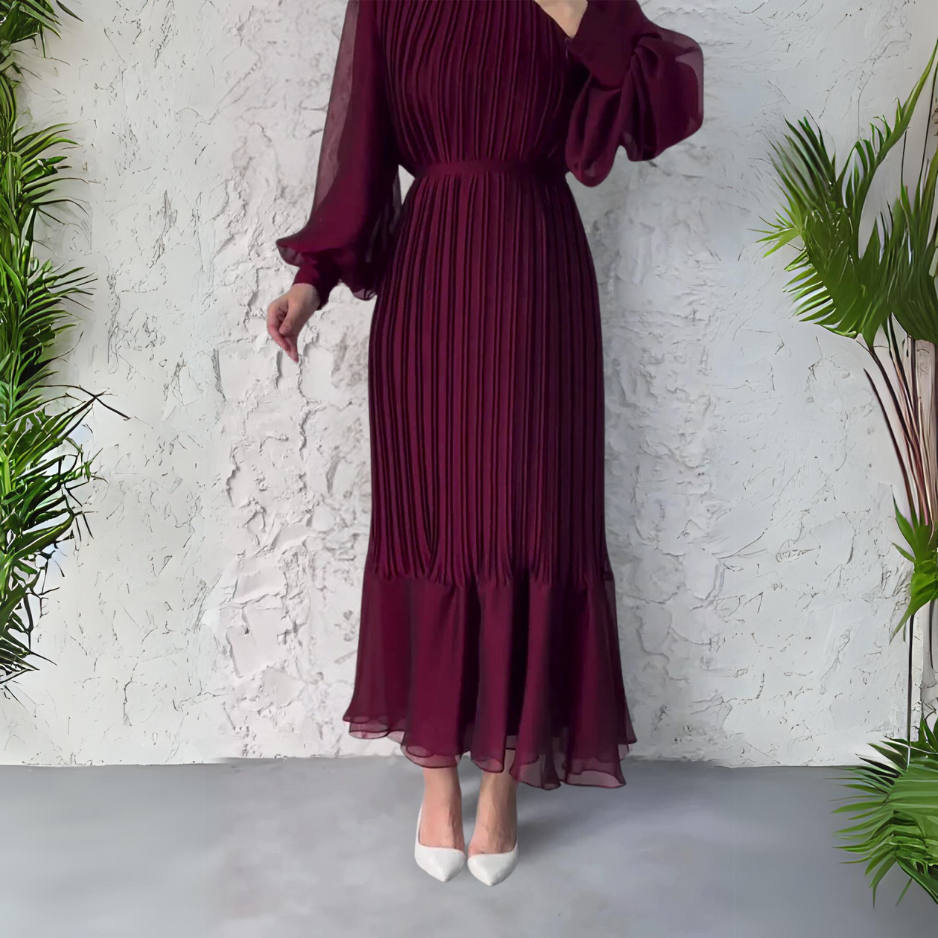 Stilla | Plisseret Elegante Kjole