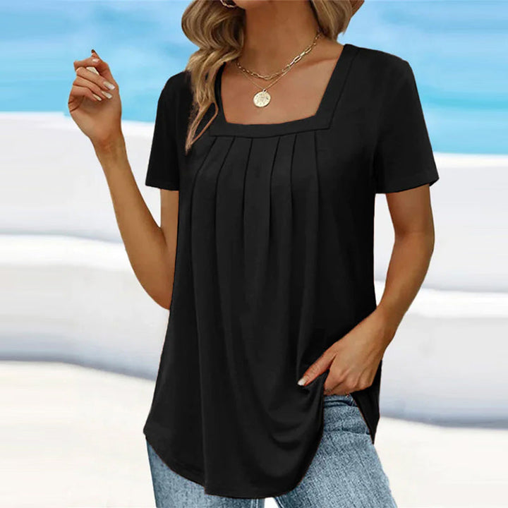 Stilla | Elegante Plisseret Bluse