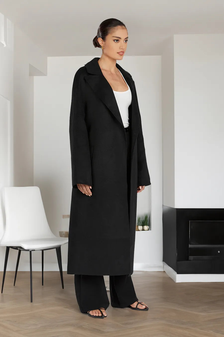 Stilla | Elegant, Lang Trenchcoat Til Damer I Overdimensioneret Stil