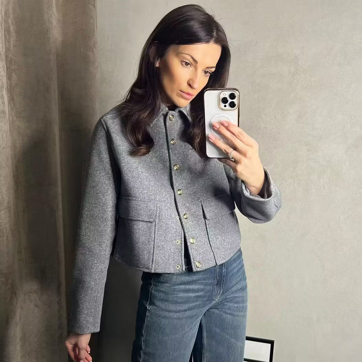 Stilla | Kurze Tweedjacke Für Damen