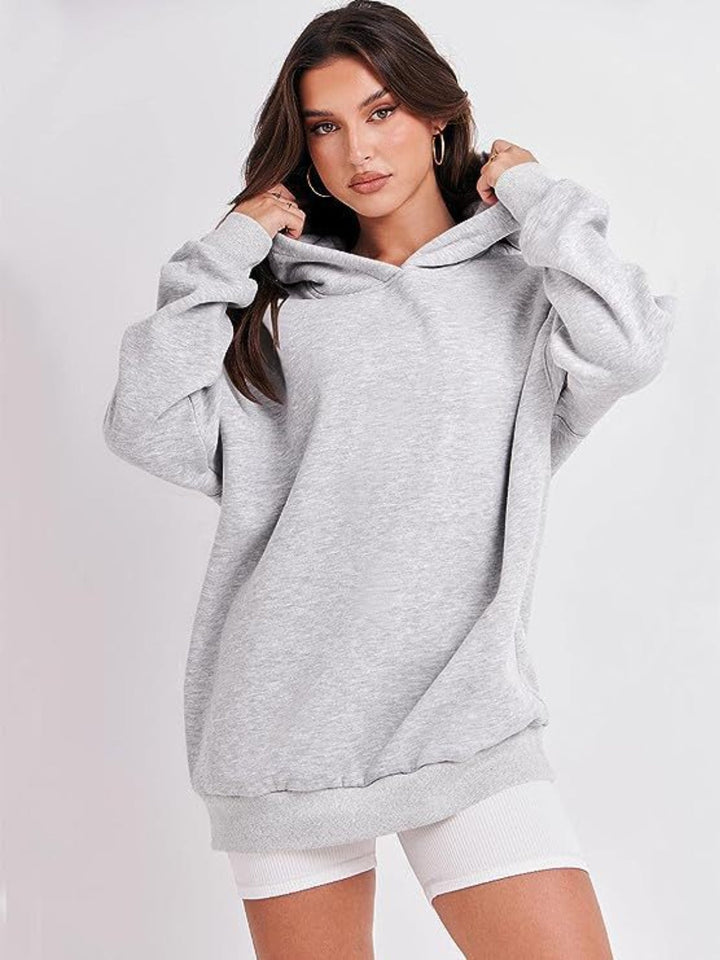 Stilla | Sweatshirt med lange ærmer og faldende skuldre