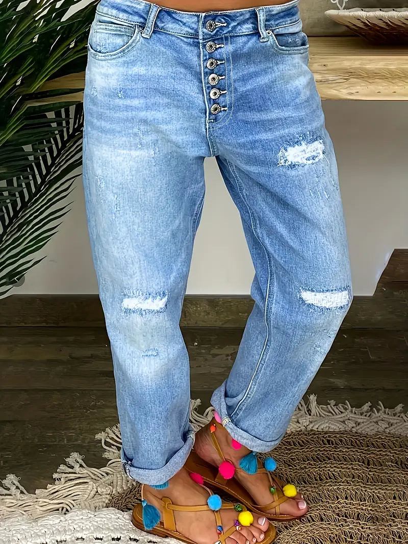 Stilla | Dame Jeans Af Boyfriend Typen Retro Stil