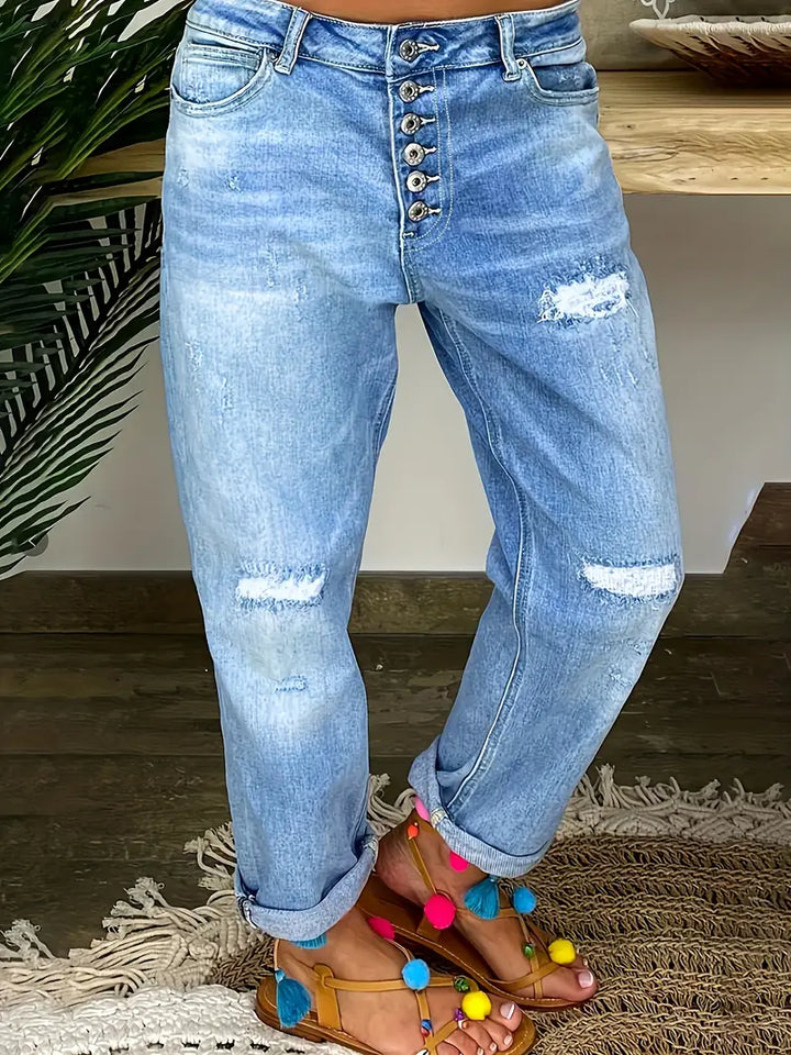 Stilla | Dame Jeans Af Boyfriend Typen Retro Stil