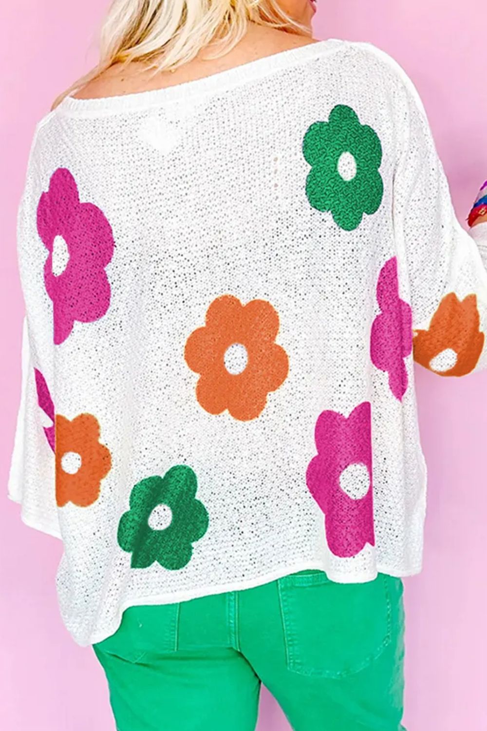Stilla | Top i Blomster Netværk med Rund Udsnit og Fjerdedel Knapper