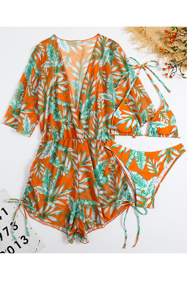 Stilla | Cruise the Beach Printed Bikiniundcover up Sæt