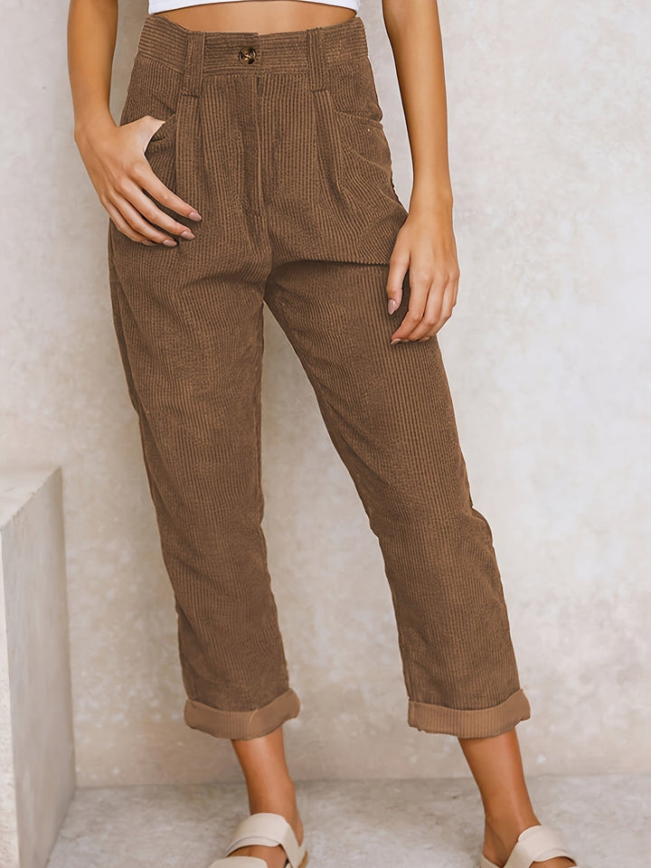 Stilla | Dame Stofbukser med Lige Ben til Elegant Stil