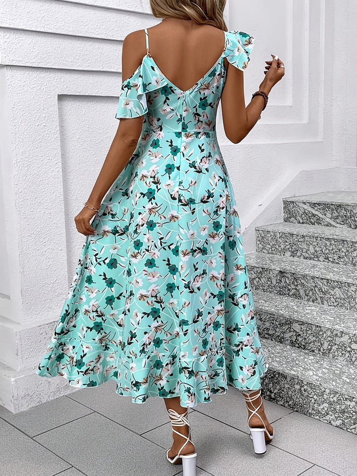Stilla | Letjelig Og Moderen Kjole Blomster Asymmetrisk Til Sommer