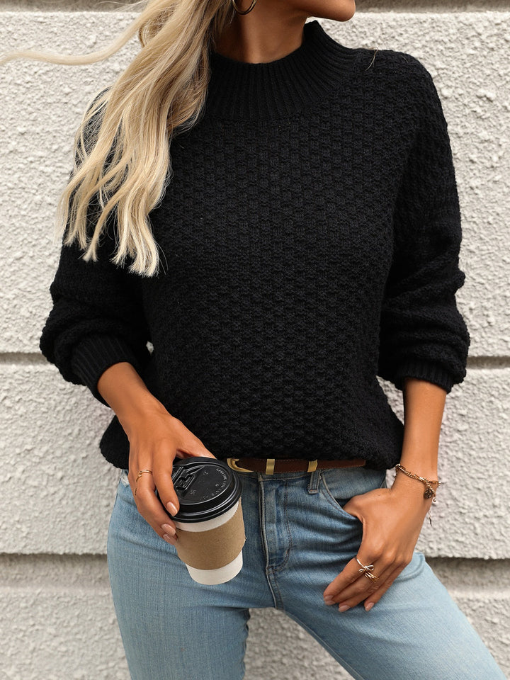 Stilla | Pullover med ståkrave og behagelig pasform