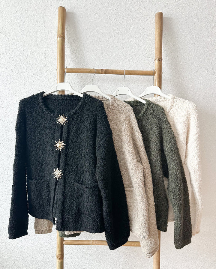 Stilla | Cozy Plush Teddy Jakke til Casual Chic Looks