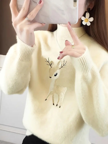Stilla | Rullekravesweater I Bomuld
