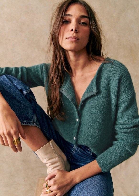 Stilla | groft strikket cardigan-trøje
