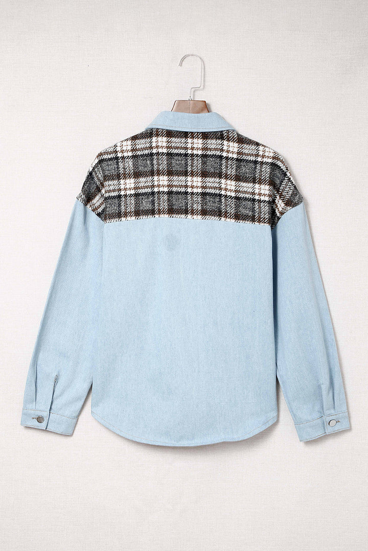 Stilla | Pocketed Button Up Denim Jakke
