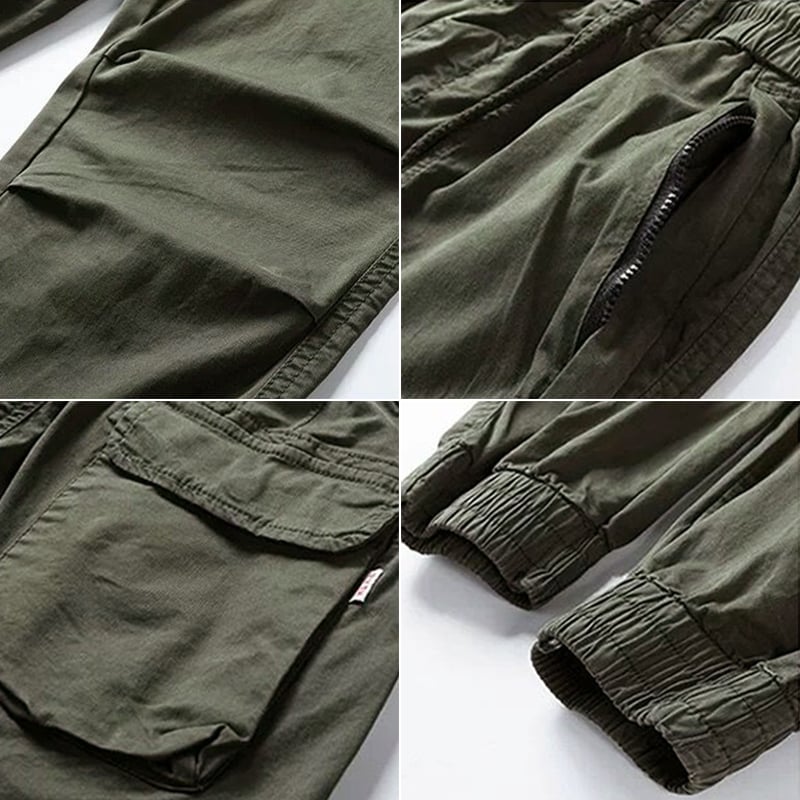 Stilla | Stretch cargo bukser med lommer