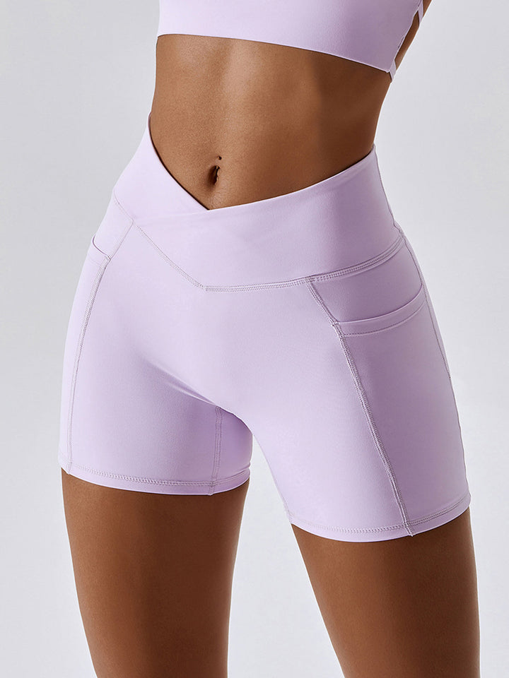 Stilla | Lommer Høj Talje Aktive Shorts