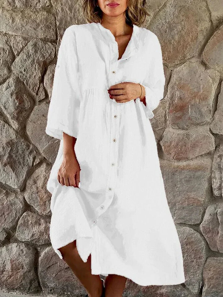 Stilla | Bomuld-linned Boho Kjole