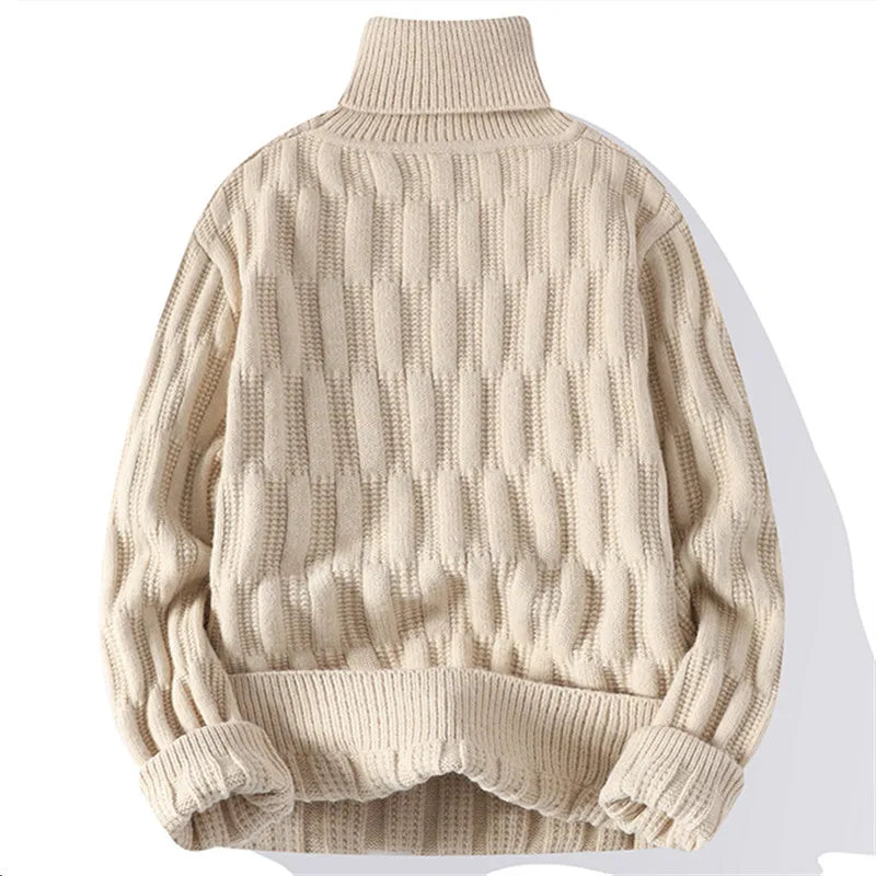 Stilla | Pullover Rullekrave Jacquard Arvello