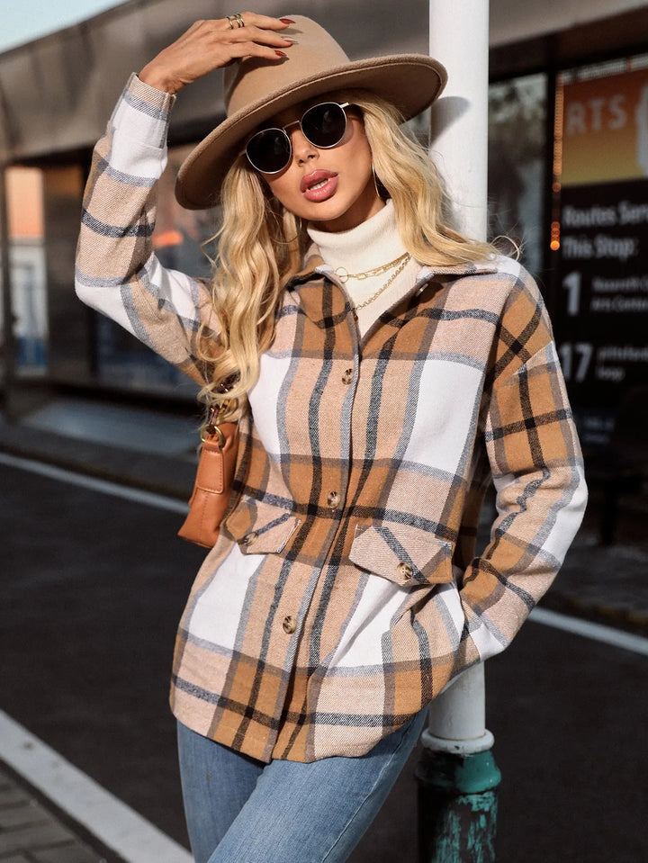 Stilla | Elegant og trendy ternet cardigan til kvinder