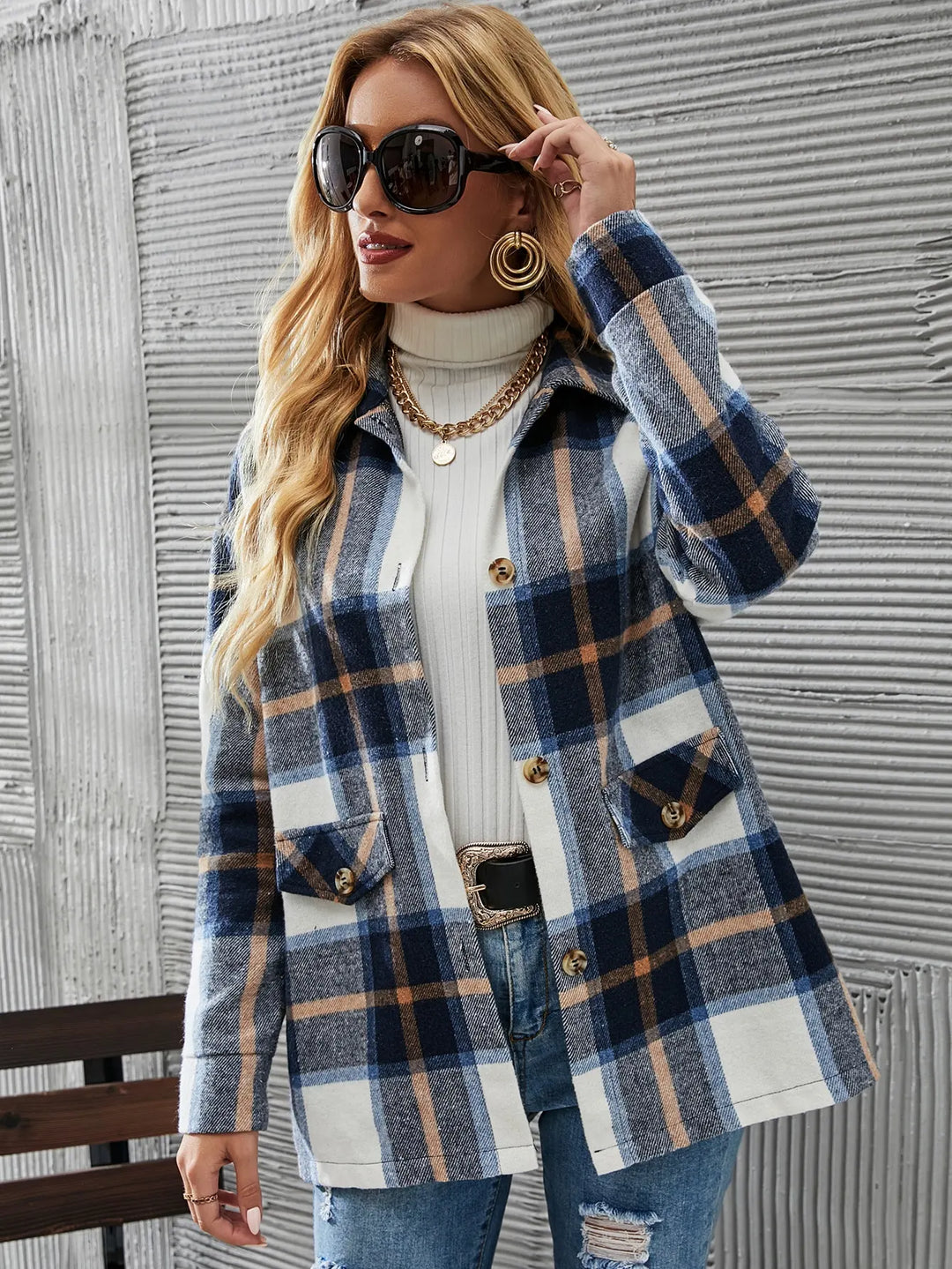 Stilla | Elegant og trendy ternet cardigan til kvinder