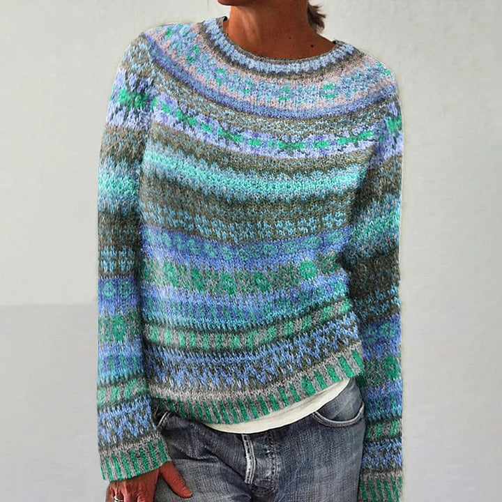 Stilla | Behagelig Retro-strikpullover