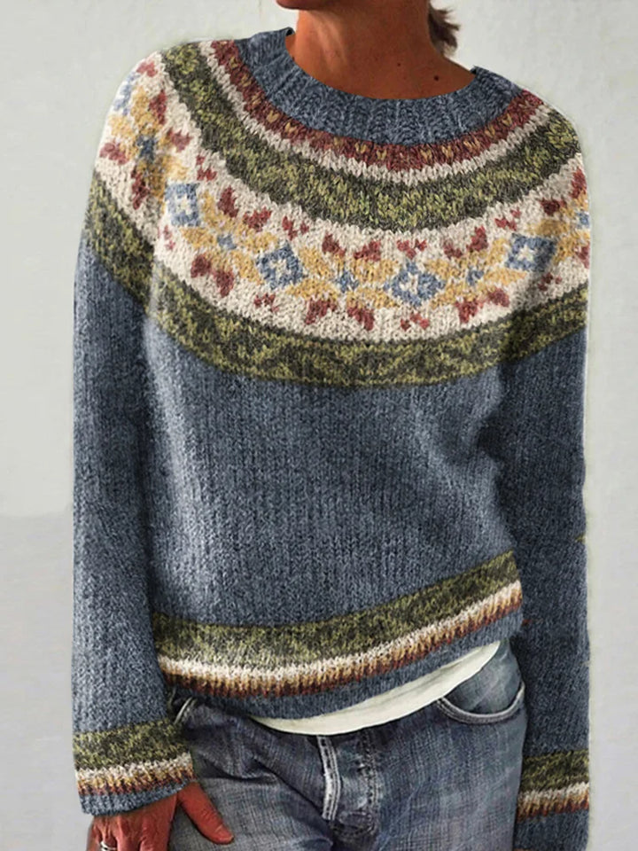 Stilla | Retro Pullover Farveblok