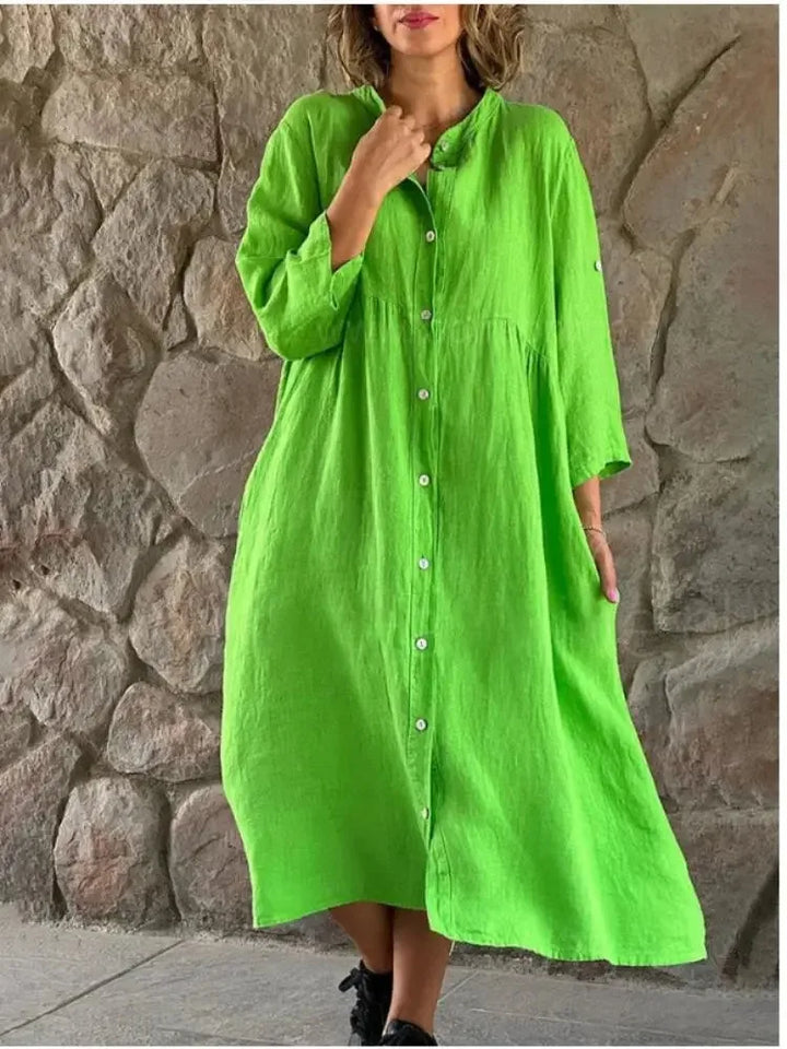 Stilla | Bomuld-linned Boho Kjole