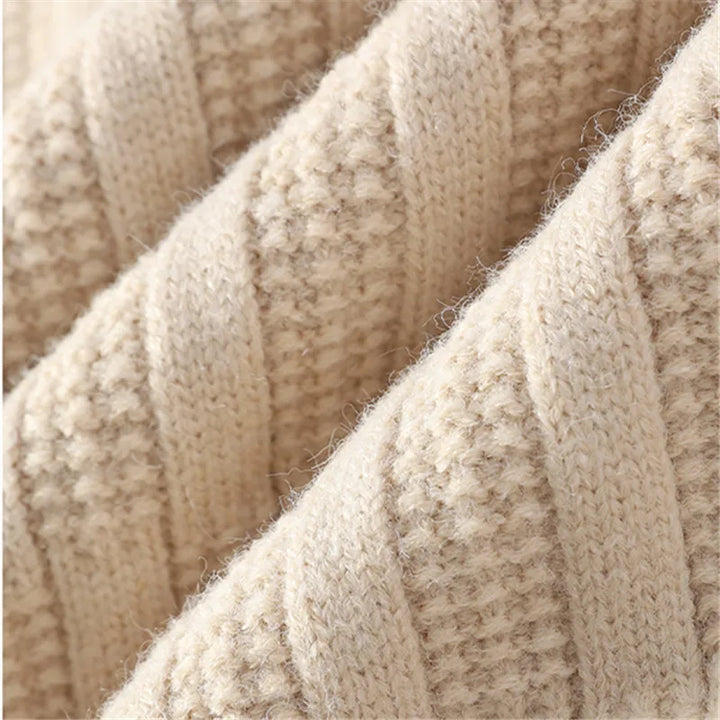 Stilla | Pullover Rullekrave Jacquard Arvello