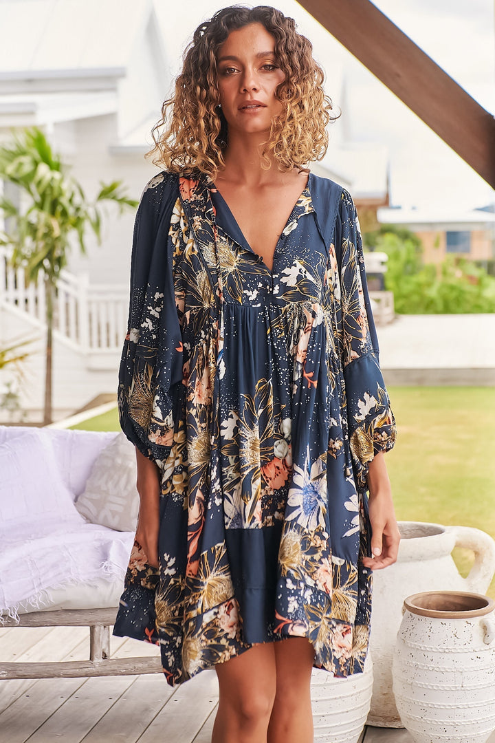 Stilla | Legesyg Indigo Minikjole