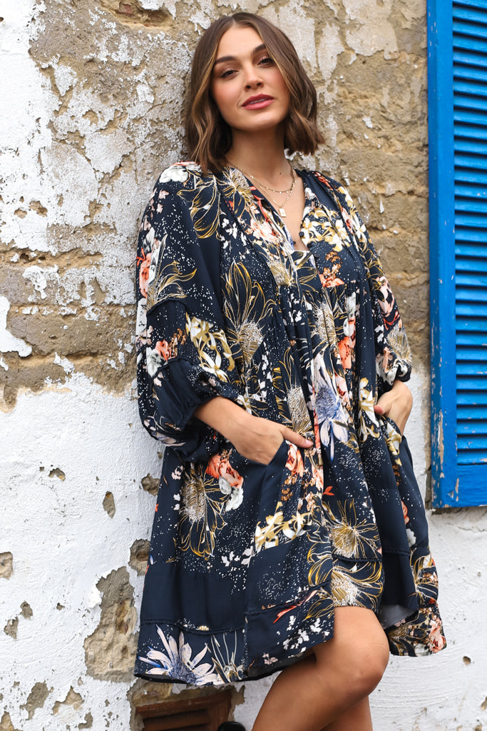 Stilla | Legesyg Indigo Minikjole