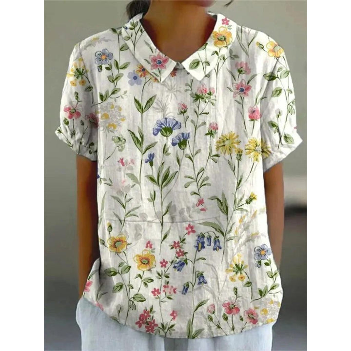 Skovae | Casual dame skjorte med blomsterprint