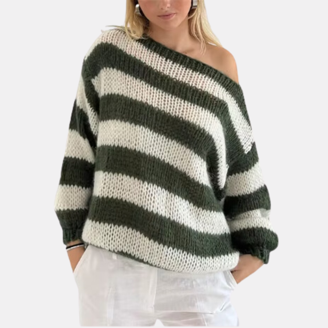 Stilla | Elegante Stribet Strikvarer Til Damer