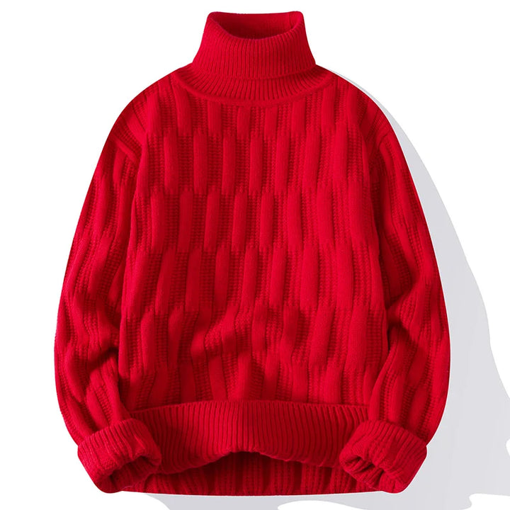 Stilla | Pullover Rullekrave Jacquard Arvello