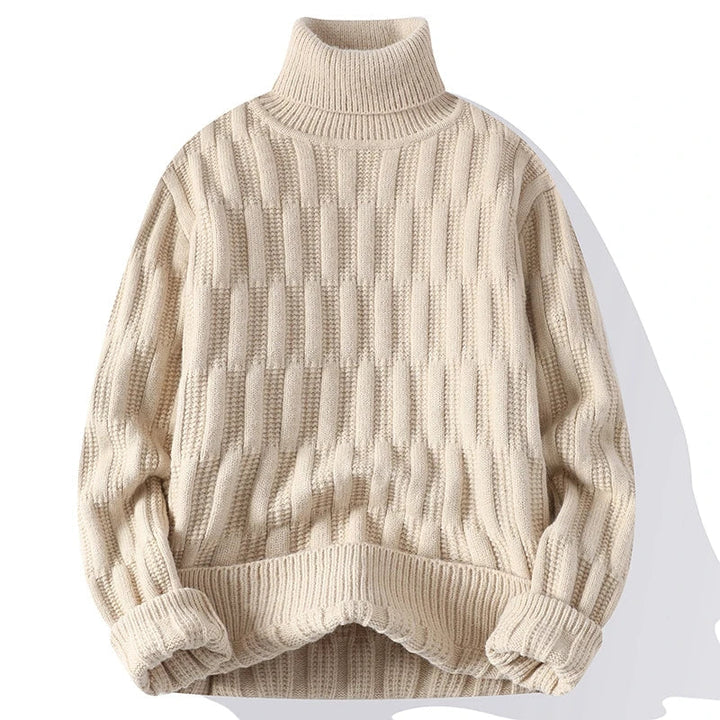 Stilla | Pullover Rullekrave Jacquard Arvello