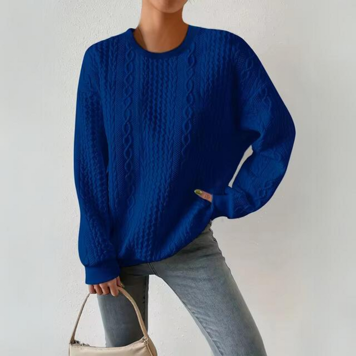 Stilla | Lækkert Sweatshirt Med Rund Halsudskæring