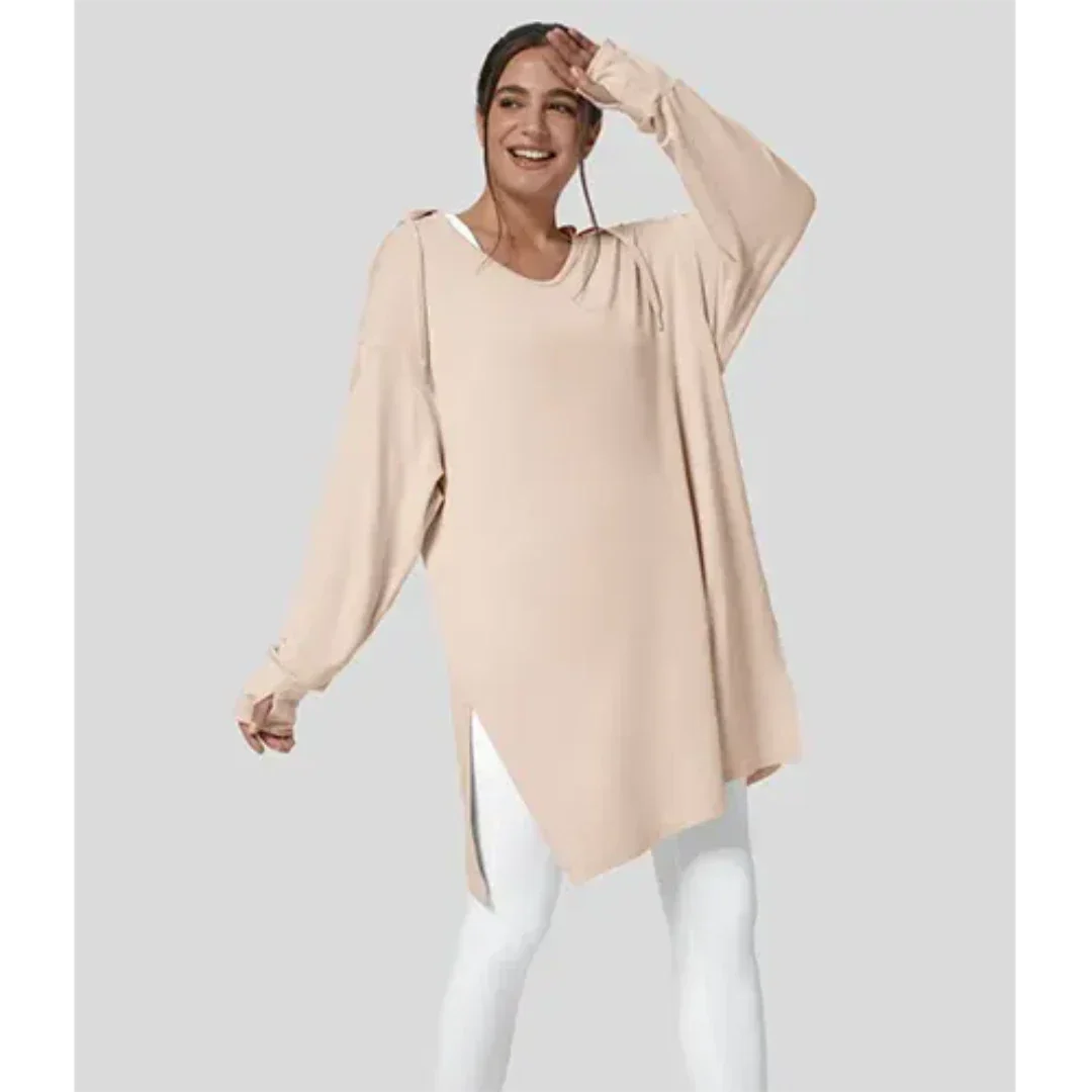 Stilla | Plusstørrelse Løs Sweater Med Lange Ærmer Til Kvinder