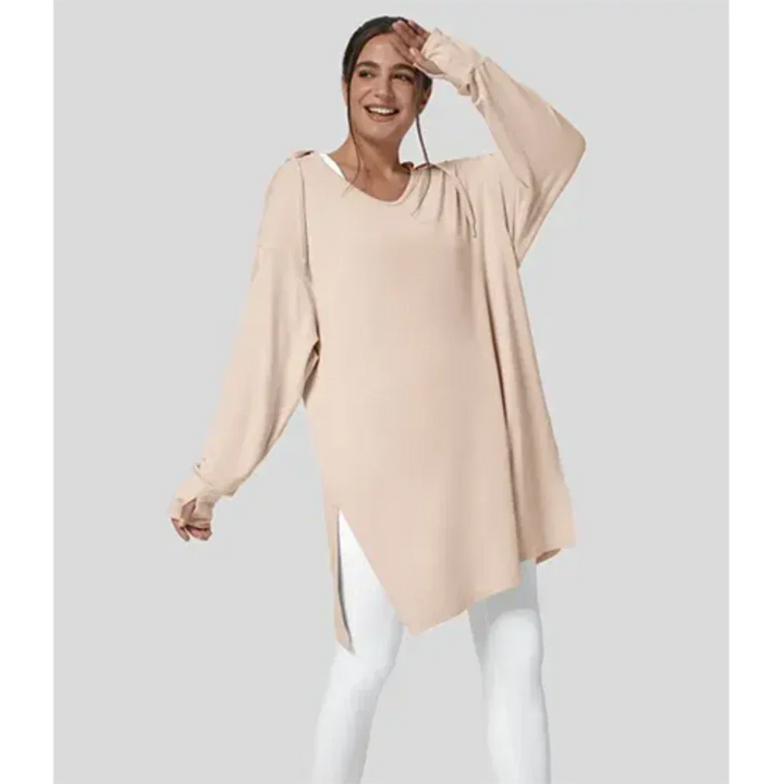 Stilla | Plusstørrelse Løs Sweater Med Lange Ærmer Til Kvinder