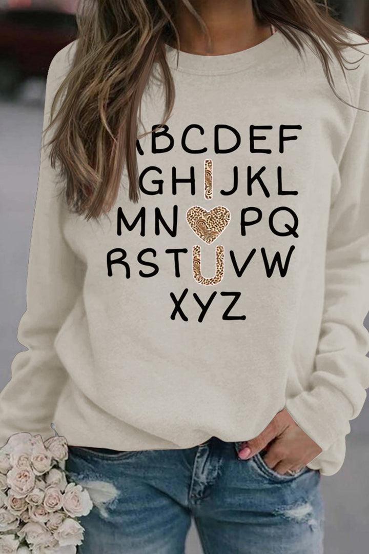 Stilla | Sweat Grafik Alfabet