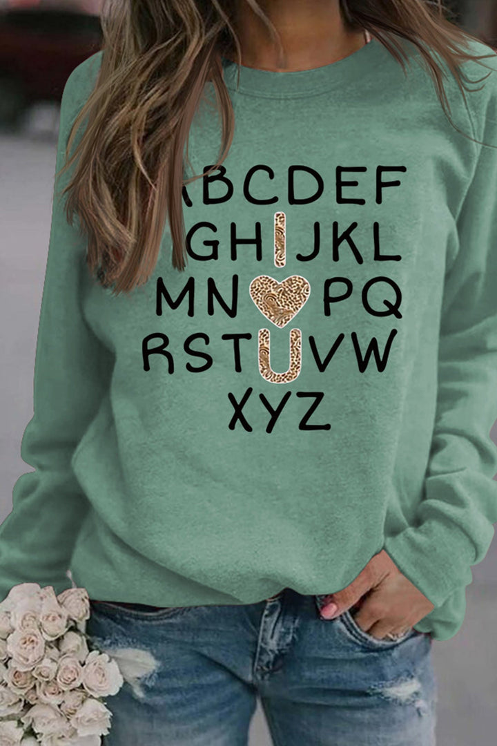 Stilla | Sweat Grafik Alfabet