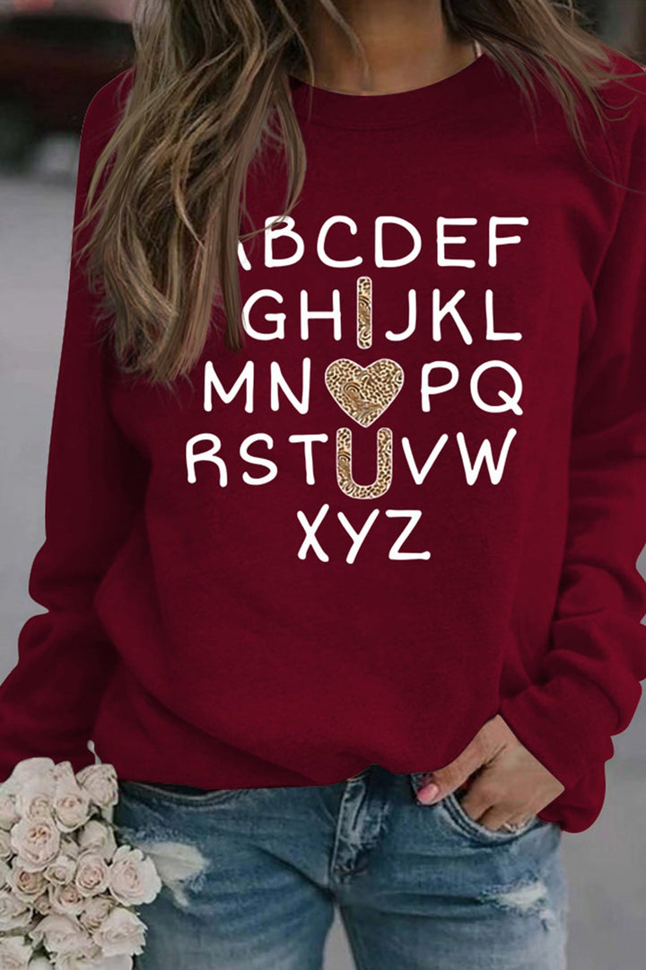 Stilla | Sweat Grafik Alfabet